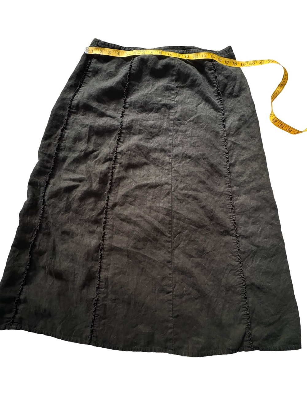 Old Navy Linen A-Line Paneled Skirt